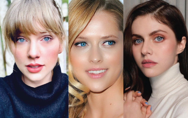Actresses with blue eyes