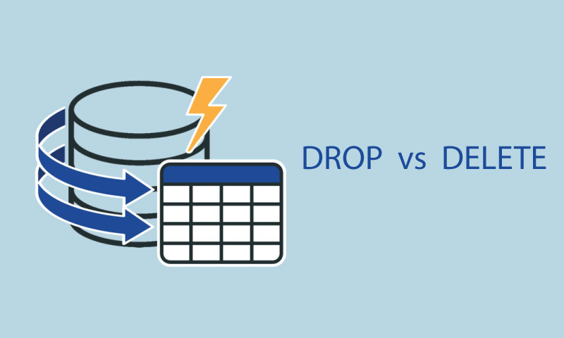 Difference Between Drop Table and Delete Table
