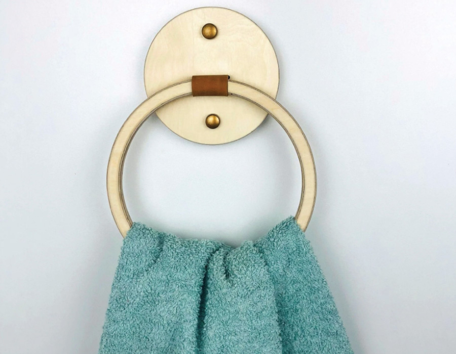 How to Install Towel Rings in Bathroom