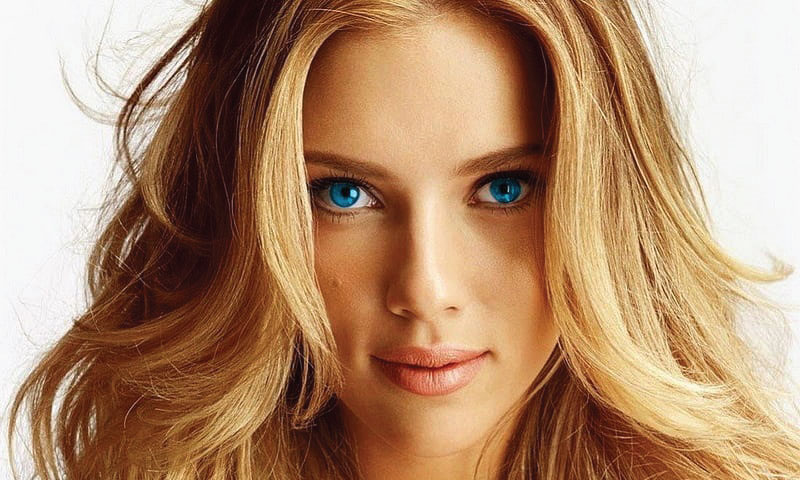 Scarlett Johansson Blue Eyes Actress