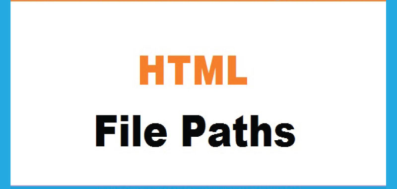 how to use html file paths